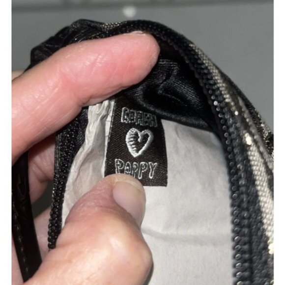 NWOT Coach Poppy Black & Gold Signature & Leather Wristlet Wallet 46131 - Picture 7 of 7